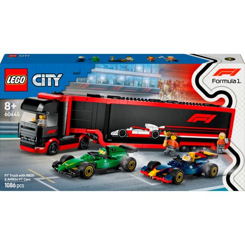 LEGO City Formula 1 60445 F1 Transporter mit RB20 & AMR24