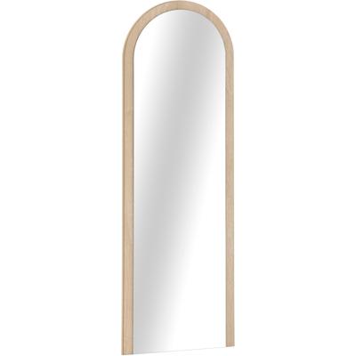 Wandspiegel SCHILDMEYER "Flora, Spiegelelement, Made in Germany, B: 36 cm", beige (weiß eiche), B:37,5cm H:120cm T:6cm, Holzwerkstoff, Spiegel, Wandspiegel, Solide Verarbeitung - Dieses Produkt ist in Deutschland gefertigt