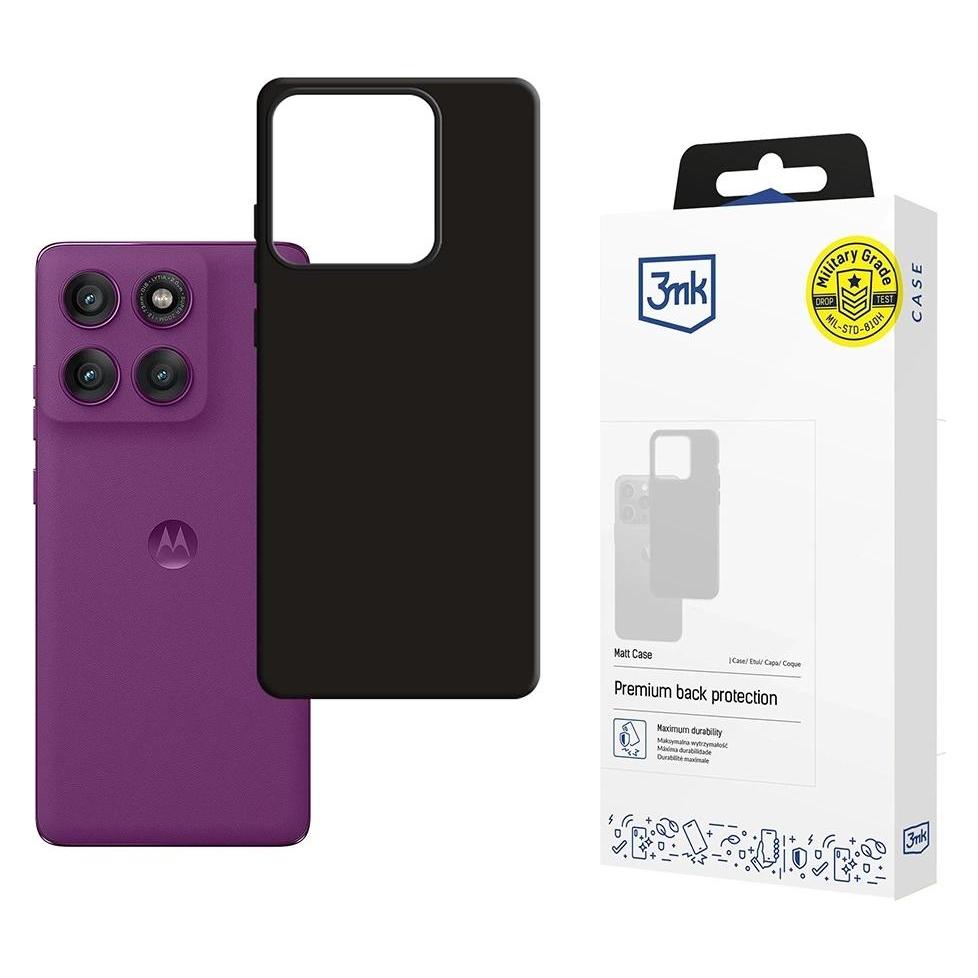 3MK Etui Matt Case do Motorola Edge 60 Pro czarny (Motorola Edge 60 Pro) (5903108663328)