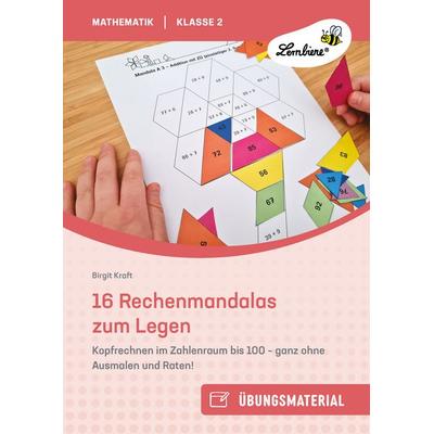 16 Rechenmandalas zum Legen, Geheftet von Birgit Kraft, Lernbiene, 978-3-7468-1230-4