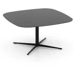 Metalltisch FERRO, 750 × 750 × 380 mm, schwarz