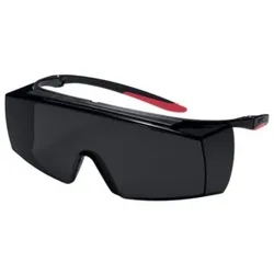 uvex Überbrille super f OTG Infrarotschutz 5,0 schwarz, rot - 9169175