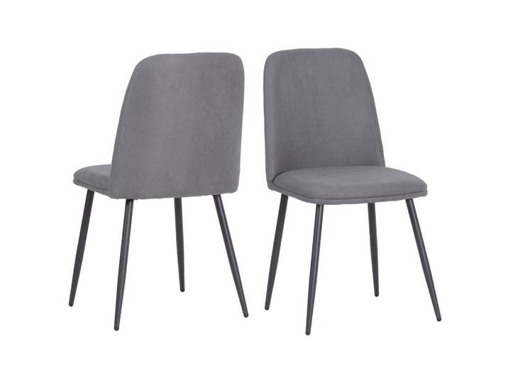 Albatros Esszimmerstühle Bono 2er Set Grau, 55x85x48 cm, Esszimmer, Stühle
