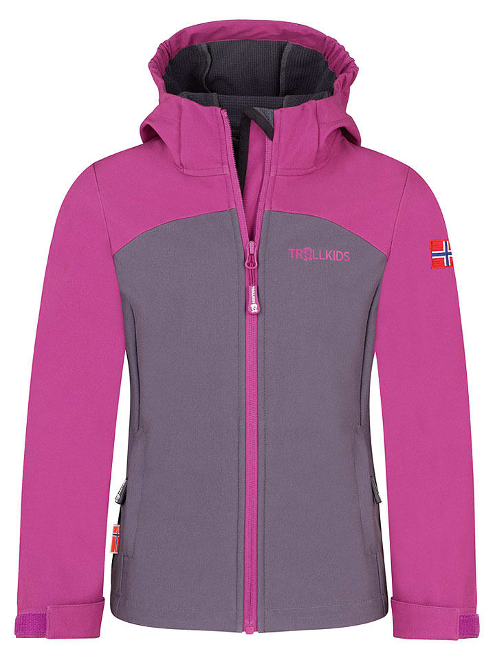 Trollkids Softshelljacke "Kristiansand" in Pink - 92