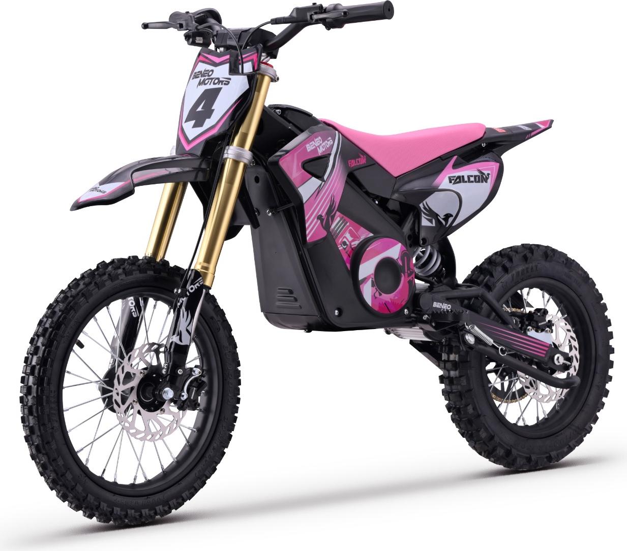 Elektrisches Dirtbike für Kinder und Jugendliche Beneo Motors Falcon Rose - 1600W