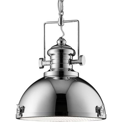 SEARCHLIGHT Hängeleuchte "Louisiana Pendant", silber (chrom), 1, Ø 31cm H: 39cm, 1 Stk., Leuchten, Hängeleuchte