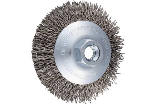 PFERD TOOLS Kegelbürste ungezopft KBU Ø 100x10mm M14 Edelstahl-Litzen-Draht-Ø 0,25mm Winkelschleifer POS KBU 10010/M14 LIT INOX