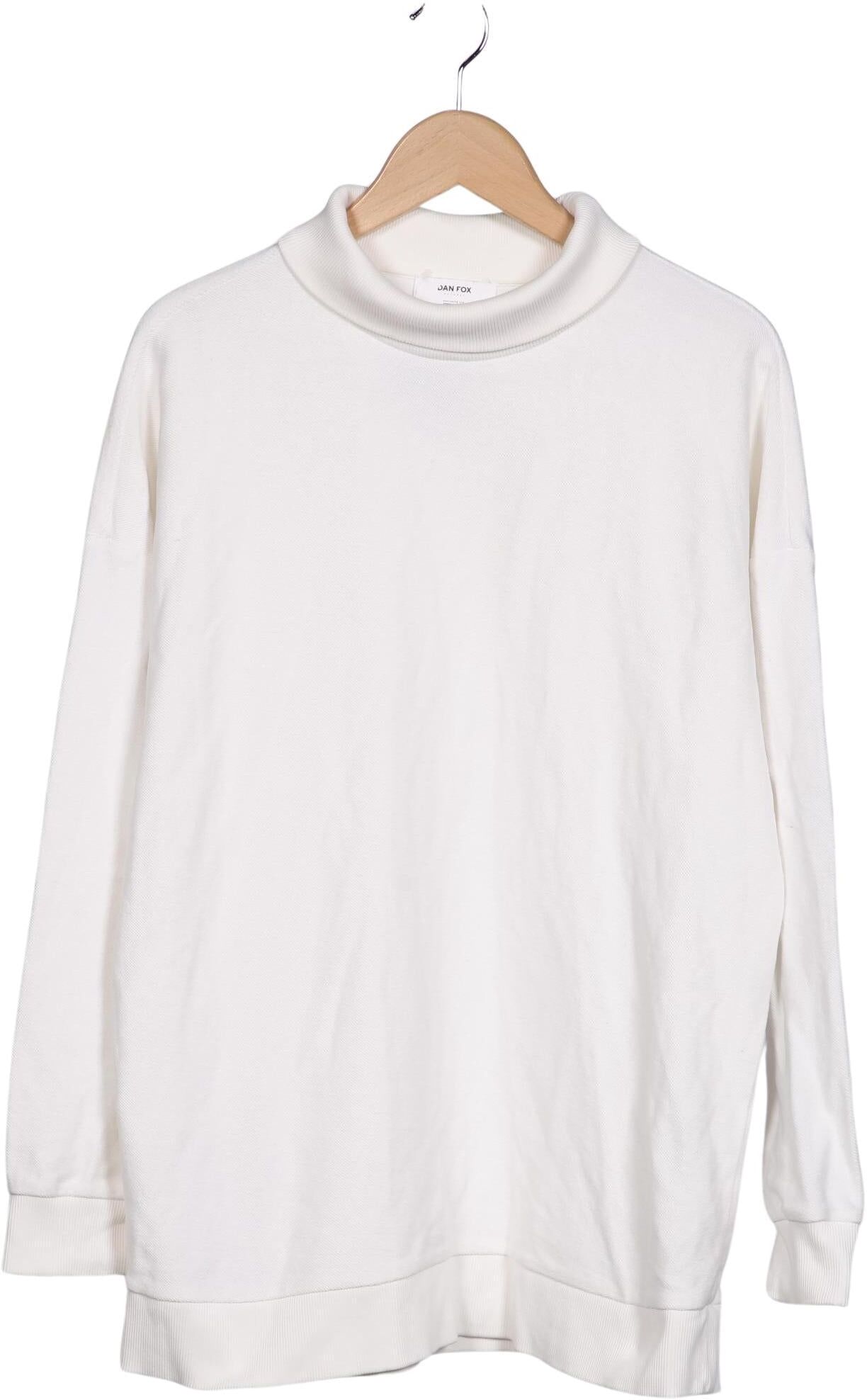 About you Herren Sweater, Weiß, Gr. L, Baumwolle - Second Hand