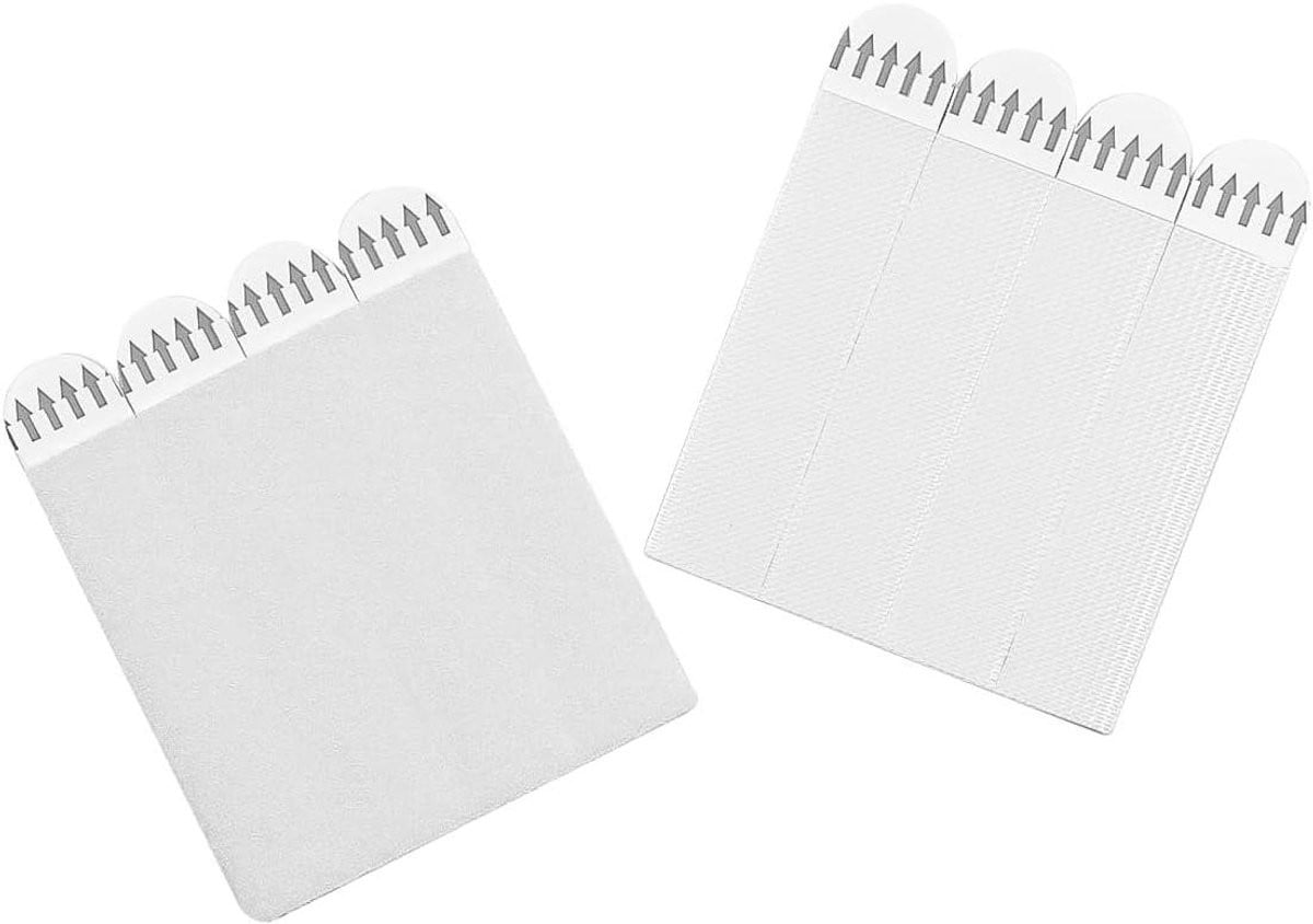 24 paren Dubbelzijdige Foto Ophangstrips Wit voor het Bevestigen van Decoratie zonder Boren