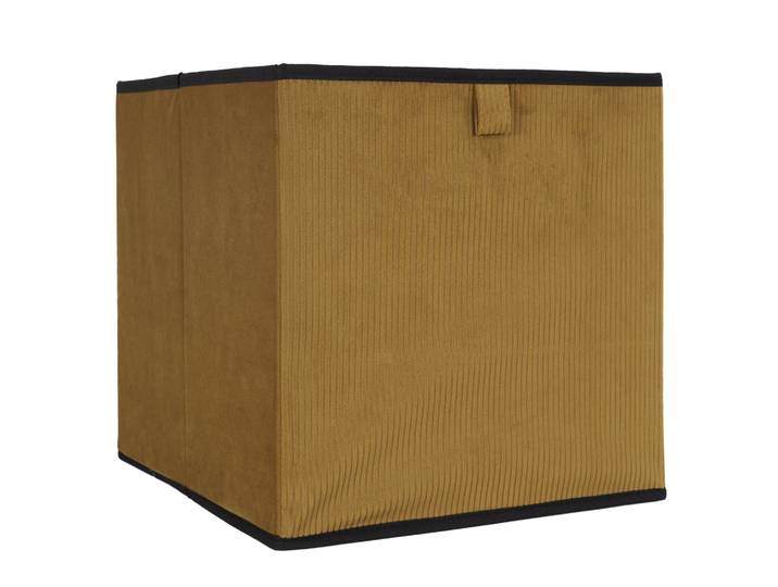 Cube de rangement pliable, velours - Blancheporte