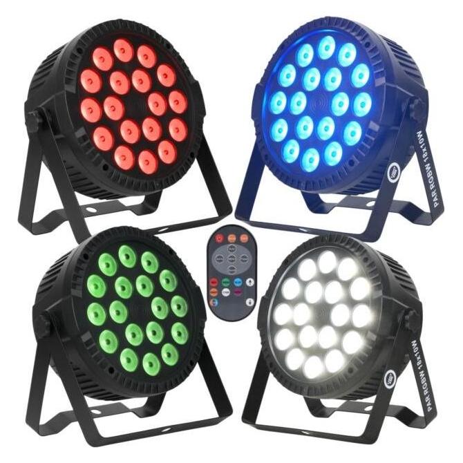 LIGHT4ME PAR RGBW 18x10W reflektor sceniczny oświe (10 W, LED) (5908249836297)