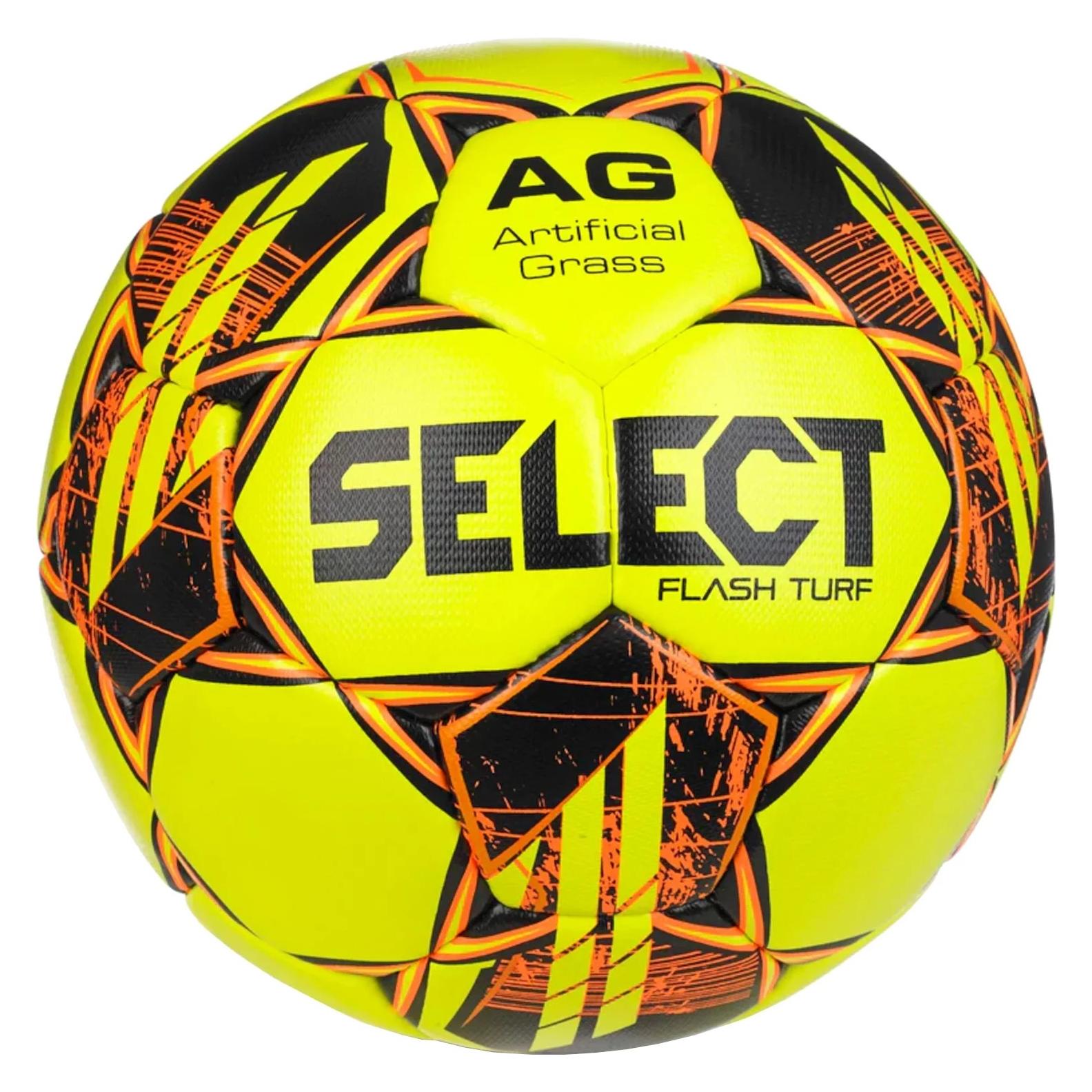 Select Flash Turf FIFA Basic V23 Ball FLASH TURF YEL-ORA 5 Jahre alt (5) (FLASH TURF YEL-ORA)