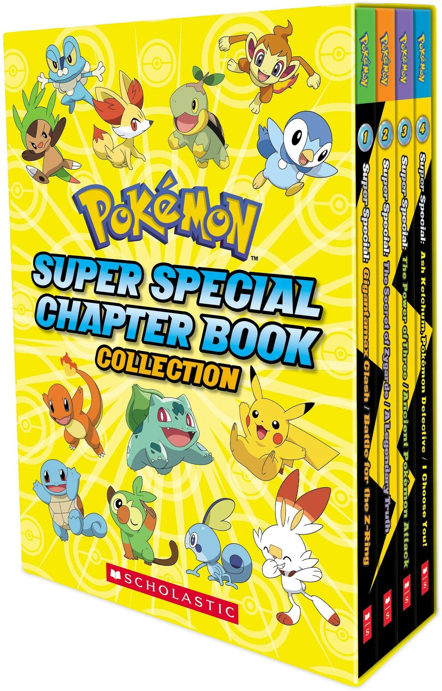 Scholastic Pokemon Super Special Chapter 4 Books Collection Box Set