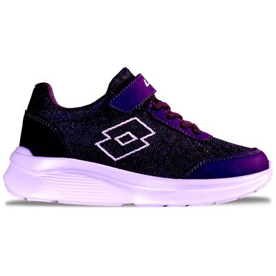 Sneaker LOTTO, Mädchen, Gr. 27, lila (lila, lavender), Kunstfaser, Synthetik, mehrfarbig, Schuhe Sneaker