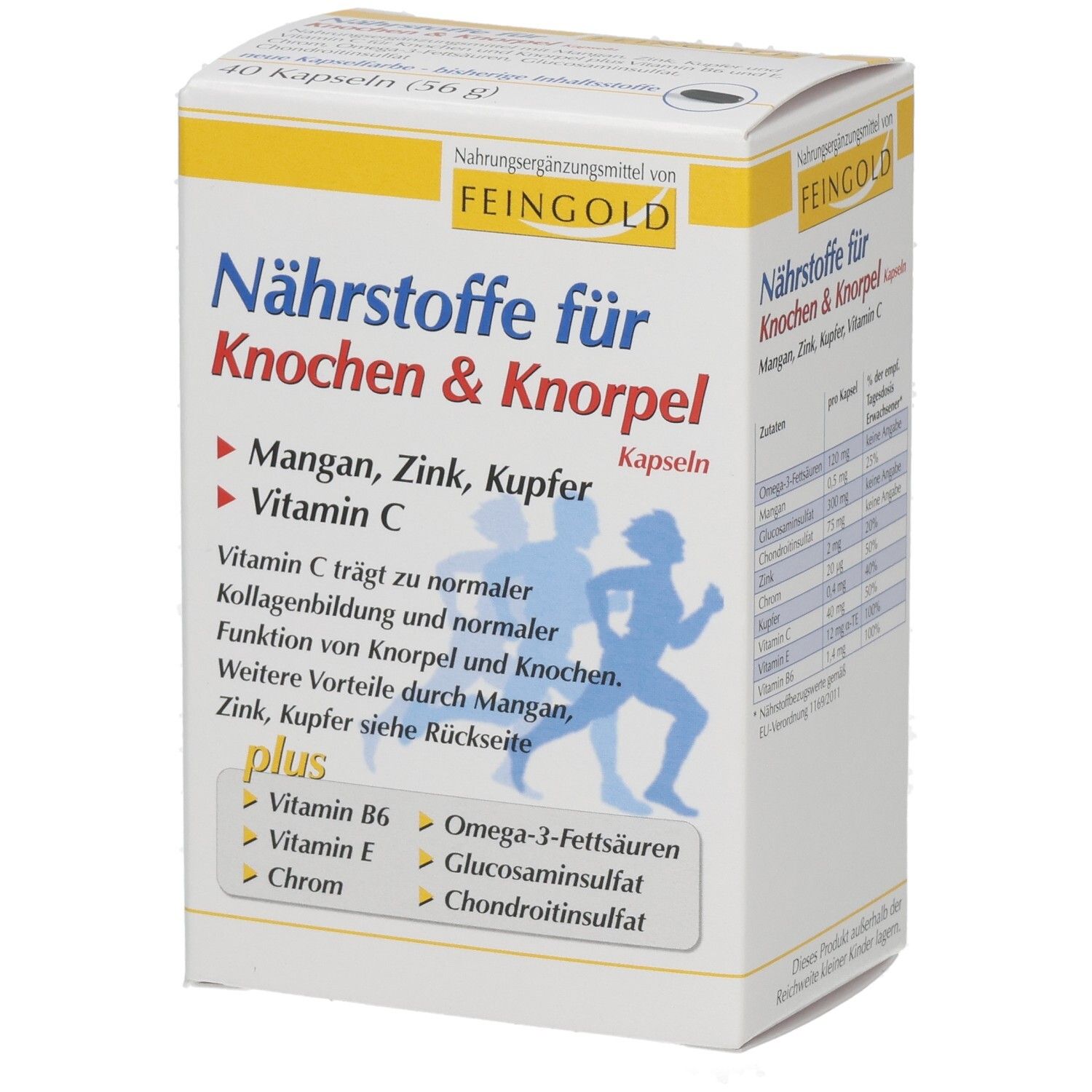 Nährstoffe für Knochen & Knorpel Kapseln 40 St Weichkapseln