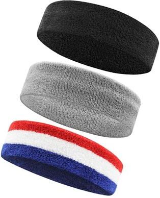 Uplift Picks AOLIKES 3 Pack Moisture Wicking Sports Headbands e 3 Pcs