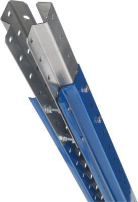 Schulte Lagertechnik Stützen-Adapter für Ständerrahmen S610-M18-U, verzinkt