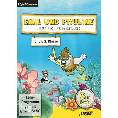 Emil und Pauline 3 in 1 Bundle - Deutsch und Mathe für die 2. Klasse (PC+Mac)