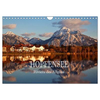 Hopfensee - Riviera des Allgäus (Wandkalender 2027 DIN A4 quer), CALVENDO Monatskalender