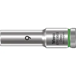 Wera 8790 HMB Deep Steckschlüsseleinsatz mit 3/8"-Antrieb Grün - 05004531001 - Grün