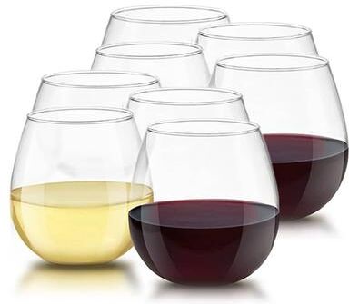 JoyJolt Spirits Stemless 19 oz Wine Glass