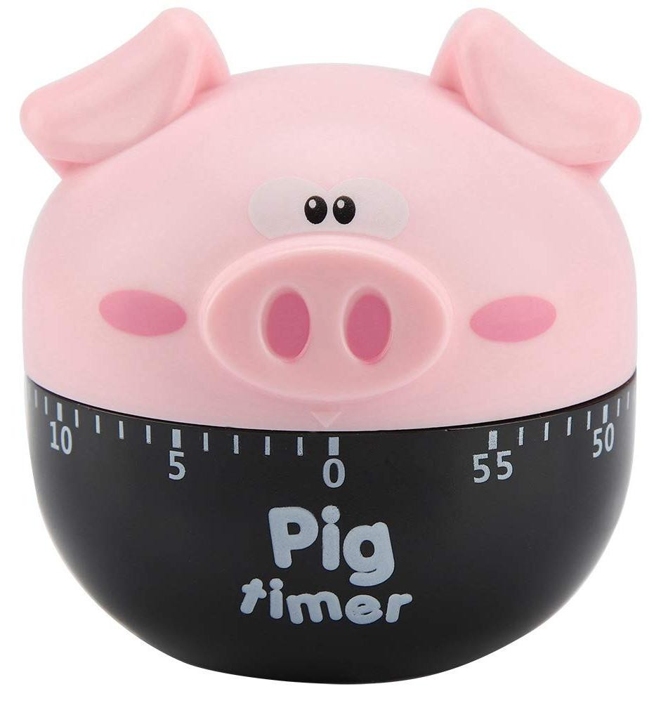 Dripio Mechanische Keukentimer Varken Cartoon Roze - 55 minuten
