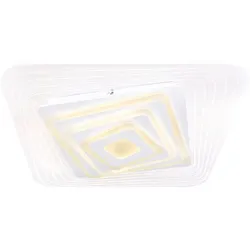Smart LED Deckenleuchte dimmbar Deckenlampe CCT Fernbedienung Wohnzimmerleuchte Appsteuerung, 1x LED 40W 3500Lm 3000-6500K, LxB 50x50x6,5cm