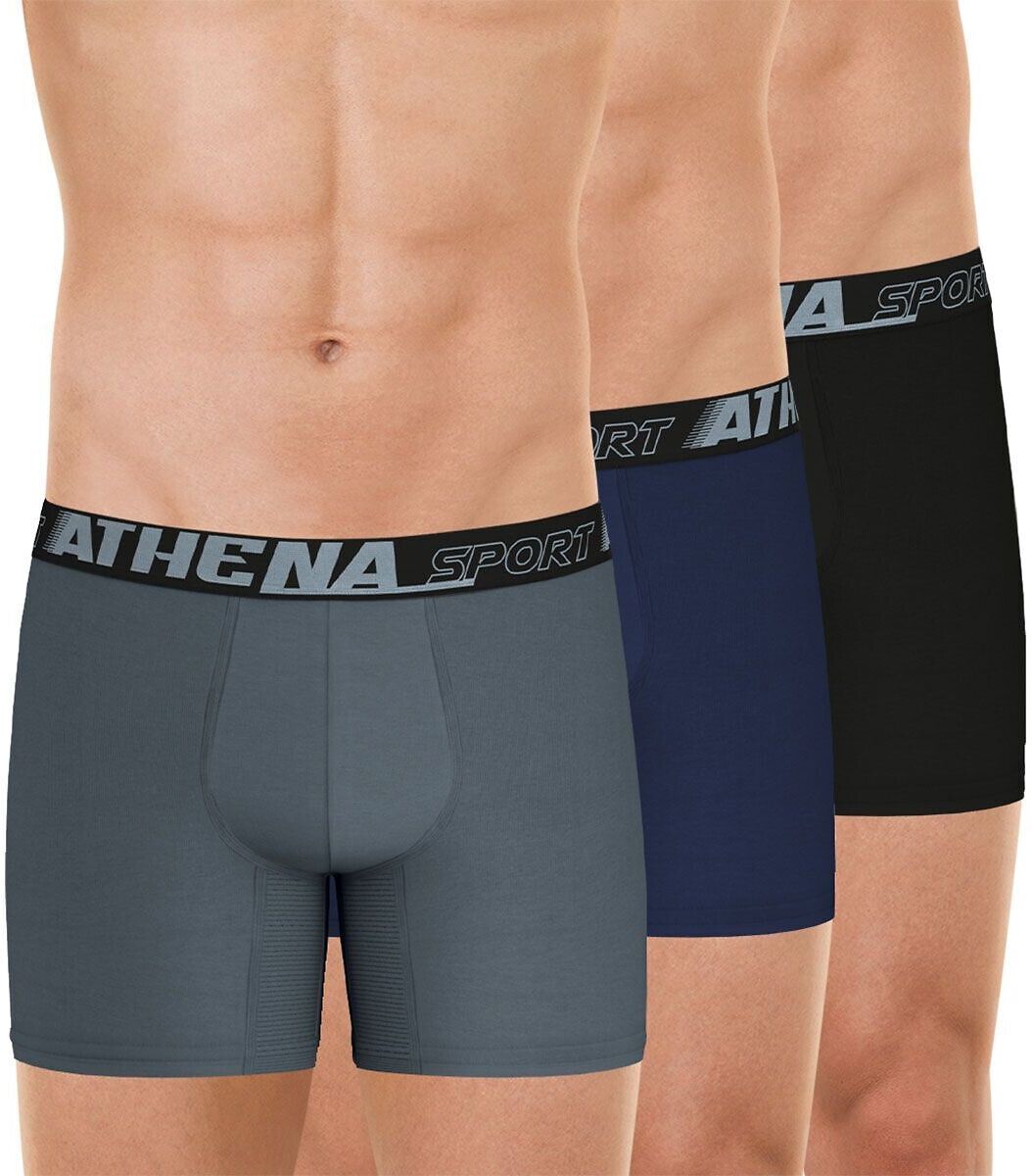 ATHENA Lot de 3 boxers Air fit sport