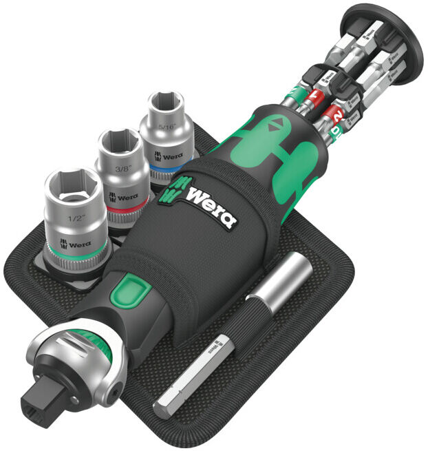Kit 2 Wera 8009 Zyklop Pocket Imperial, 18 pièces (05004283001)