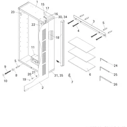 HSK Ersatzteile 1x Elektrobox für Kompaktleuchte (vormontiert), E97606-2 E97606-2