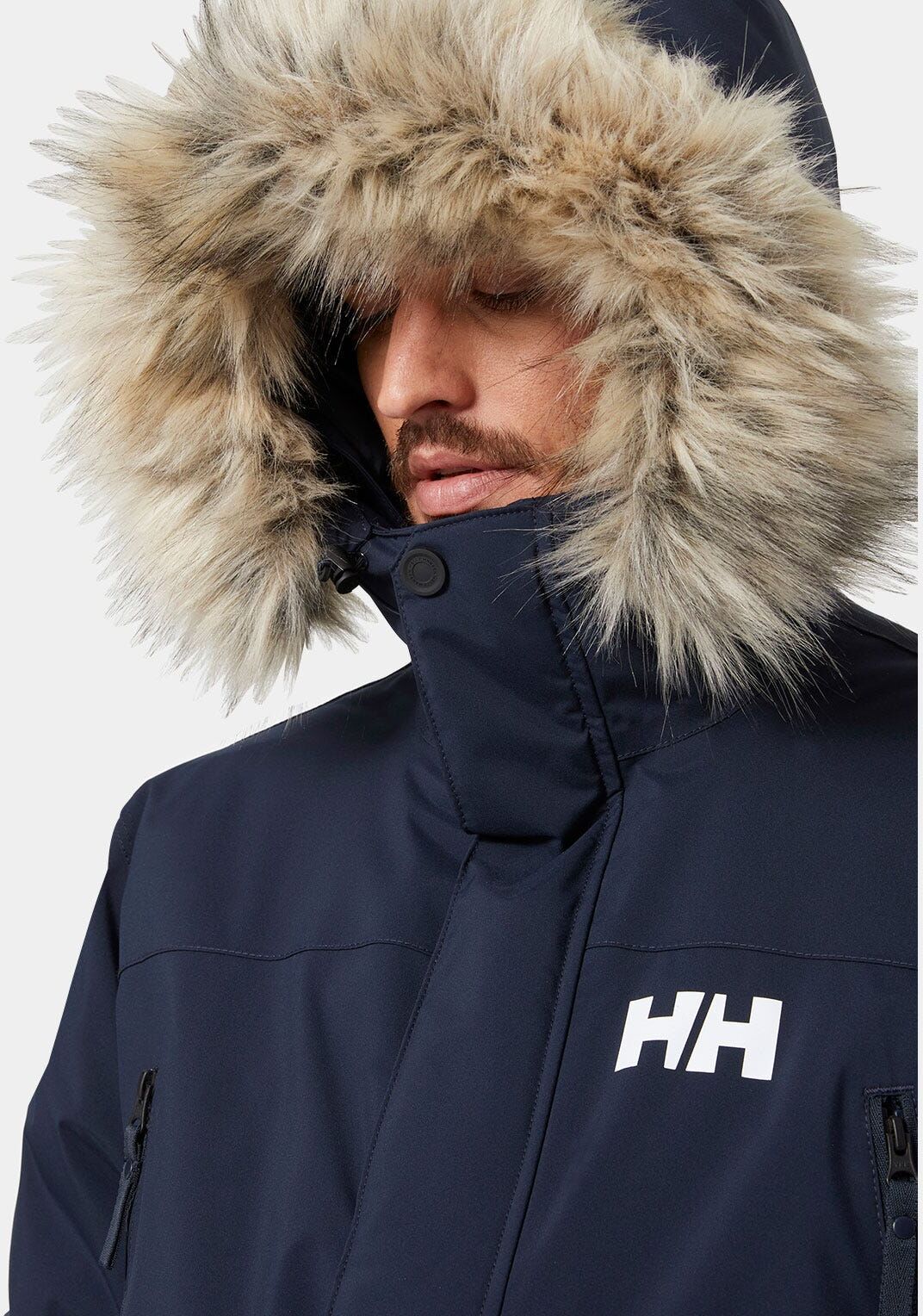 Helly Hansen Men's Reine Parka - Blue - 2XL