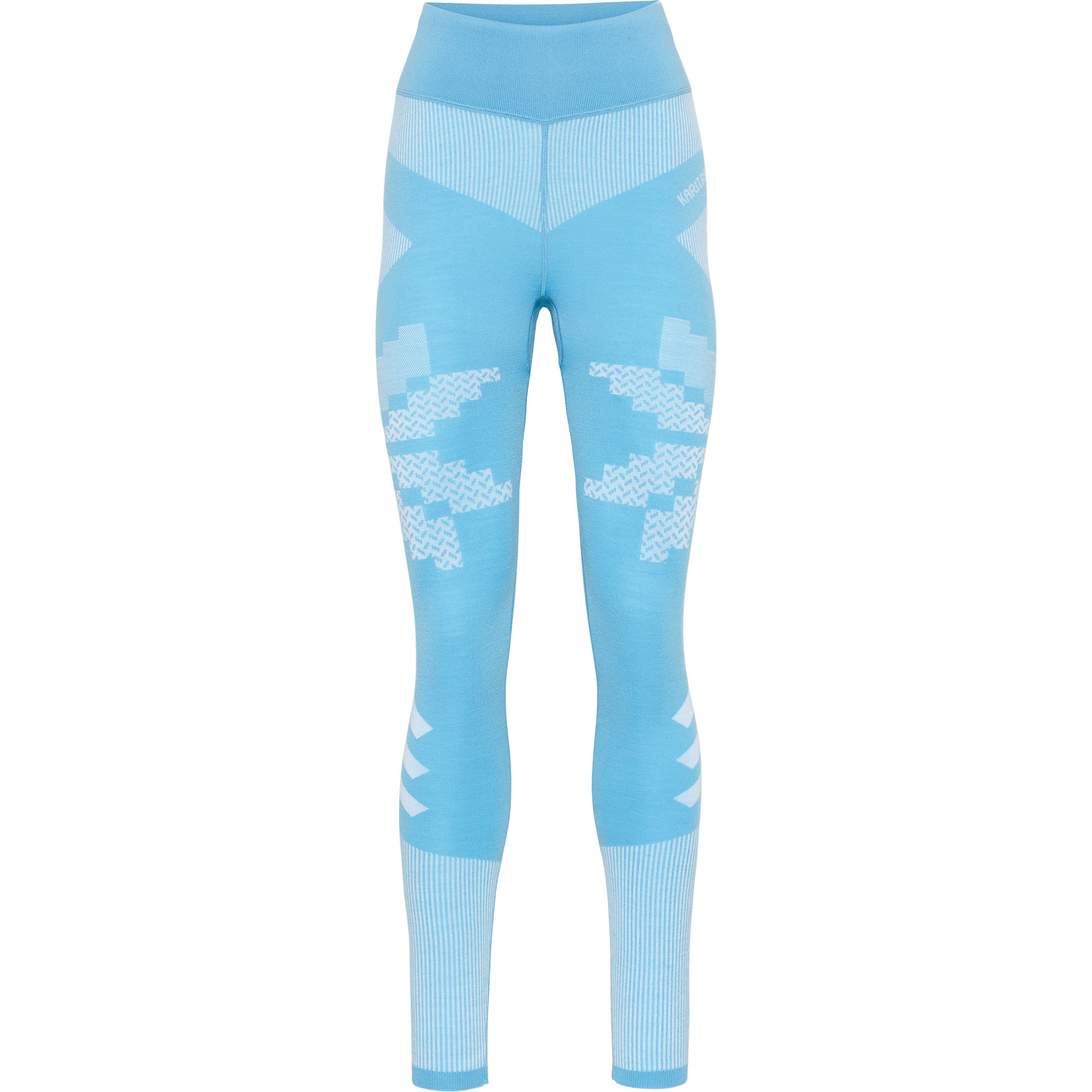Kari Traa Faith Hose Damen Lange Unterhose blau Größe S Elastisch Merinowolle