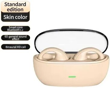 Uplifted Trends Wireless Earbuds Transparency Mode TWS Headphones khaki