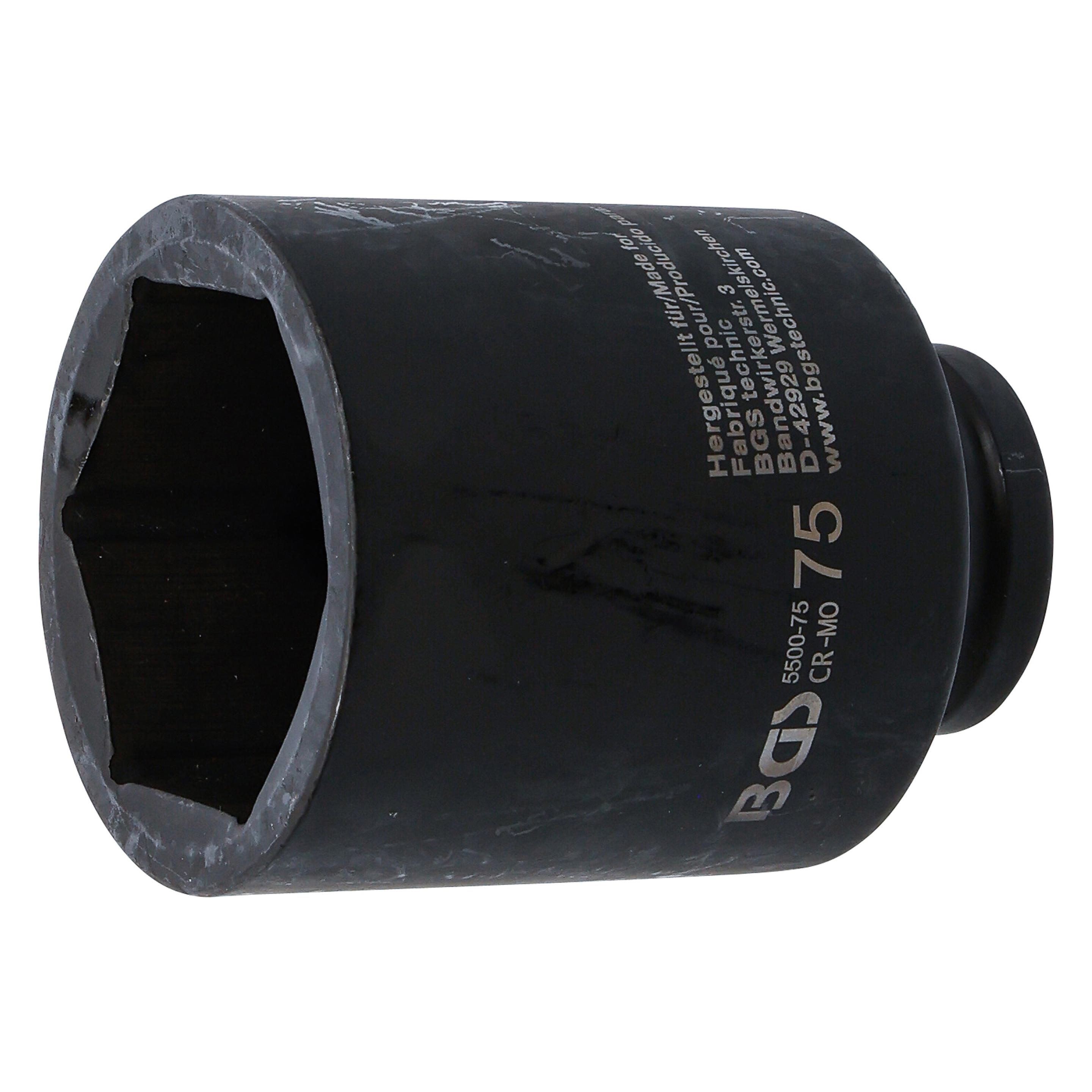 BGS Kraft-Steckschlüssel-Einsatz (75 mm) (5500-75)