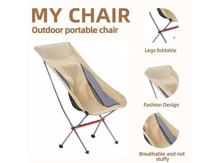 Widesea Camping pêche Chaise pliante touristique plage Chaise Longue Chaise pour détente pliable loisirs voyage meubles pique-nique