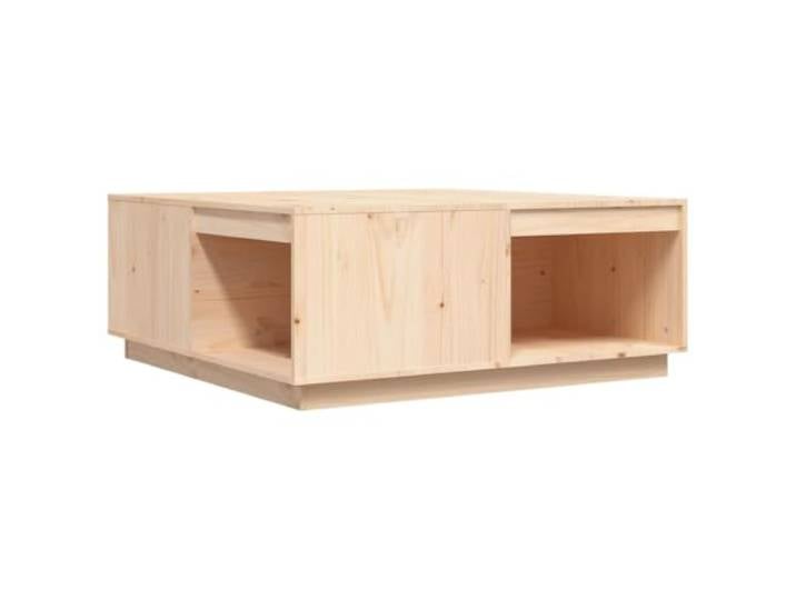 HKLGBVCR Couchtisch, Kiefer, massiv, 100 x 101 x 40,5 cm, Naturholz