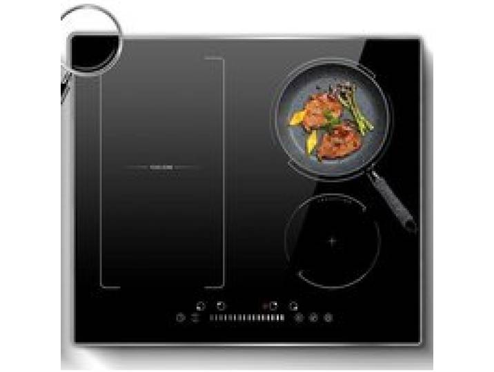 Hobsir Plaque Induction 4 Feux Encastrable 60Cm Plaque Induction Plaque De Cuisson Électrique Avec Zone Flexible 7200W