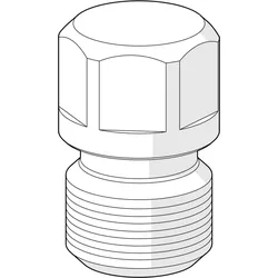 Hansa Stopfen M10 x 1 komplett Linksgewinde, 59914463 59914463