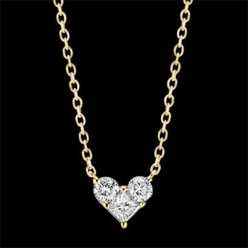 Edenly Halskette Kostbares Geheimnis - Mini Lovely - Gelbgold, 9 Karat, mit Dia