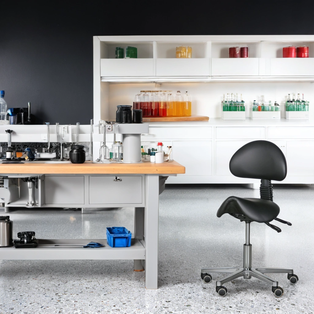 B2B Partner Arbeitsstuhl SHAWNA, Stattelform, weiche Räder, schwarz