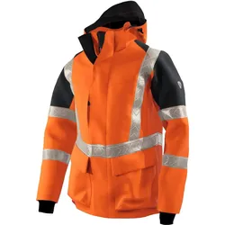 Warnschutz Winterjacke "2033-880" - 3XL - warnorange/anthrazit
