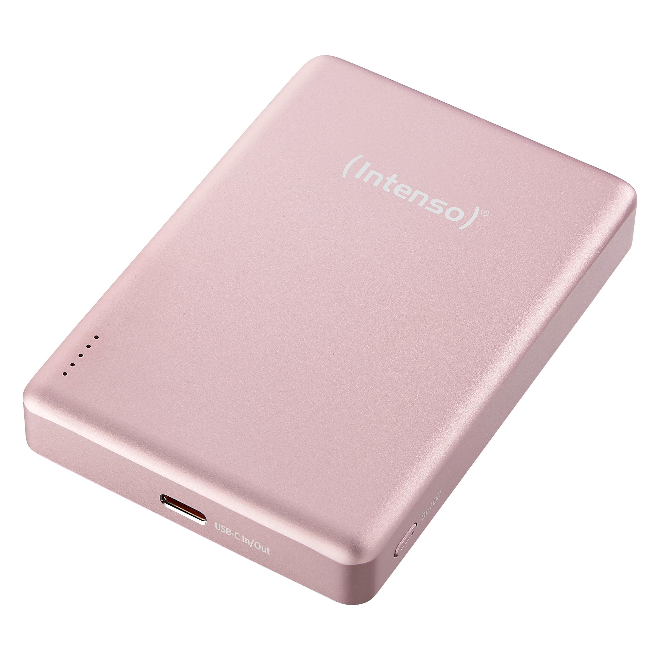 Intenso Magn. Wireless Powerbank MW10000 10000 mAh Rosé (10000 mAh, 20 W, 74 Wh) (7344033)