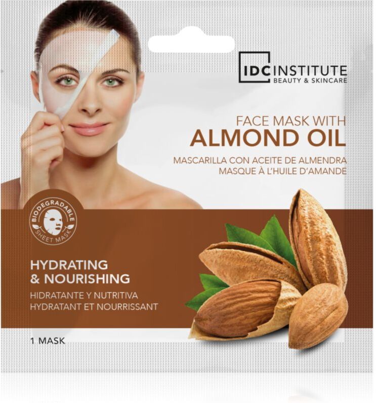 IDC Institute Almond Oil single-use face sheet mask 1 pc
