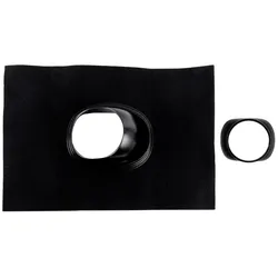 Wolf Universelle Dachpfanne schwarz 25 - 45Gr. Dachneigung, für CWL-400
