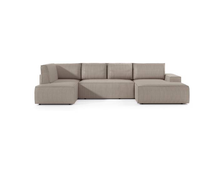 Ecksofa mit Schlaffunktion Farese New U-förmig mit Stauraum,