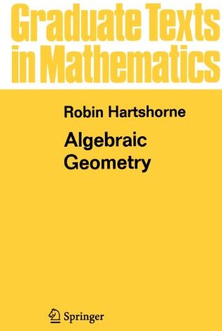 Robin Hartshorne - Algebraic Geometry (Graduate Texts in Mathematics) - Preis vom 07.10.2026 11:45:10 h