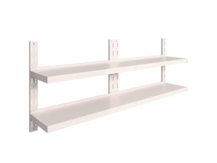 HKTMGDNG Edelstahl Wandregal 2er Set Gastro Küchenregal 200x30 cm Hohe Tragfähigkeit von 80 kg für Teller und Geschirr in Gastronomie oder Küche. Hygienisch, robust und verstellbar.