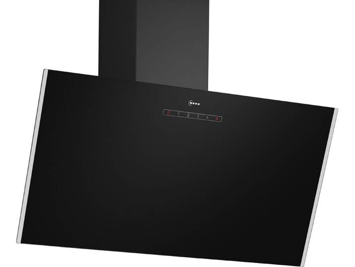 NEFF Kopffreihaube D83IDK1S0, Wandesse, 80 cm, Klarglas schwarz bedruckt EEK: A Serie N 30