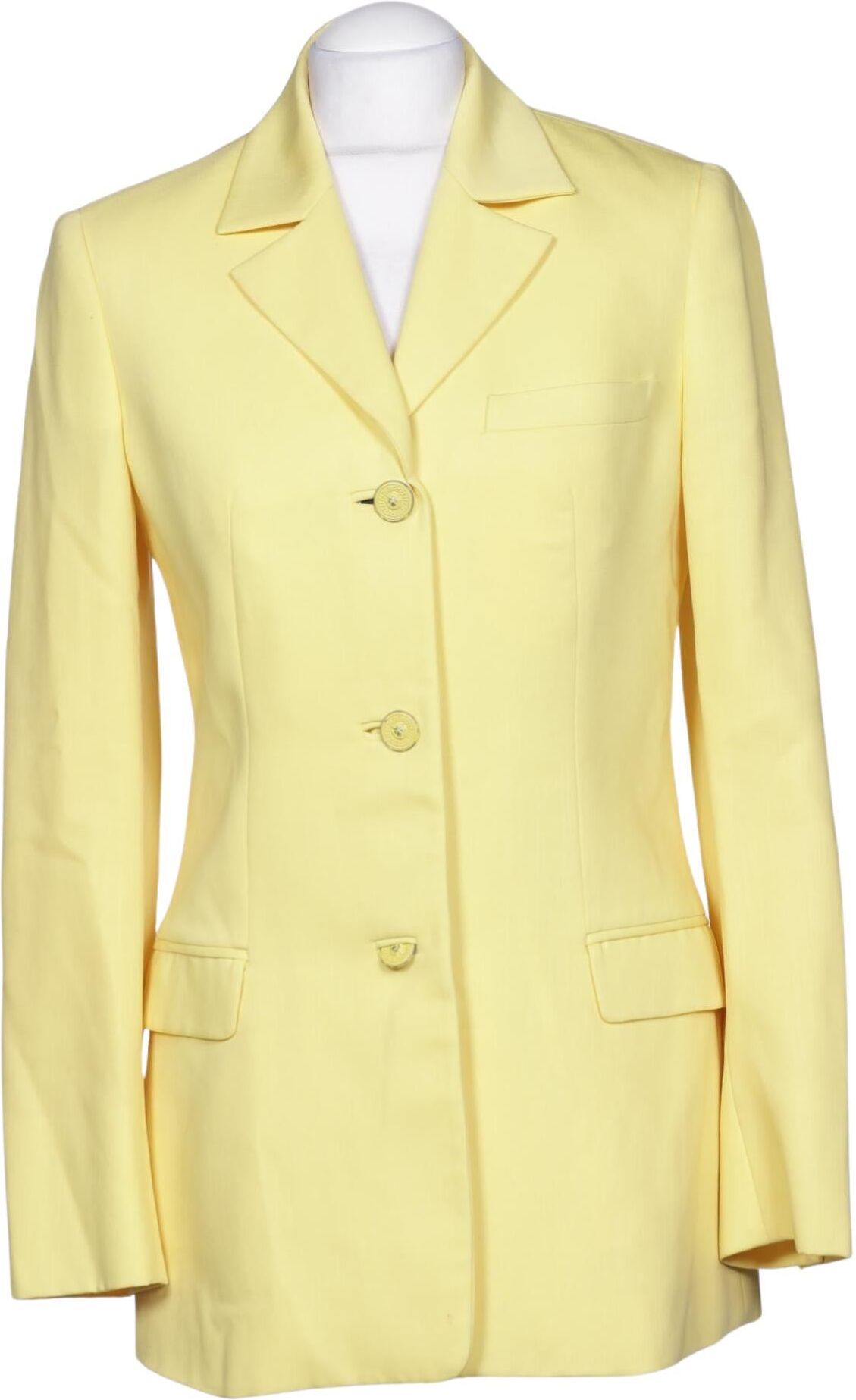 Versus Versace Damen Blazer, Gelb, Gr. EU 34 (IT 40), kein / Etikett - Second Hand