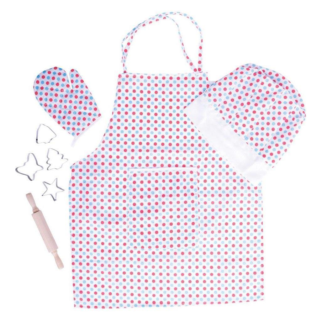 Bigjigs Chef der Küche gesetzt Polka dot (BJ633)